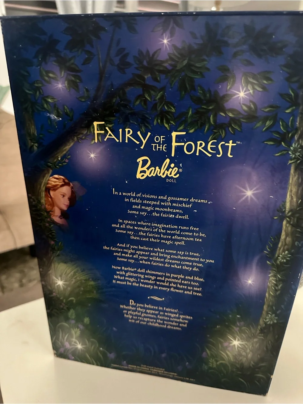 Barbie Fairy of the Forest Doll - Blue, Purple & Green